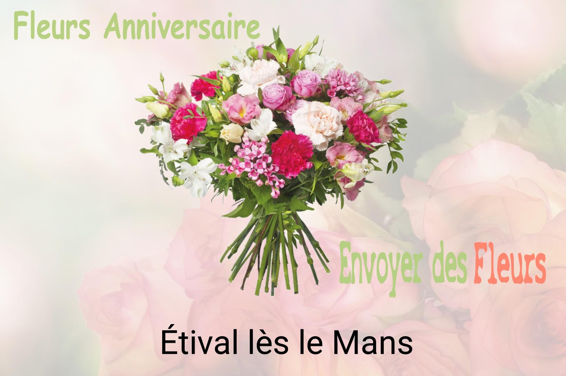 Bouquet de fleurs d’anniversaire livré à Étival-lès-le-Mans