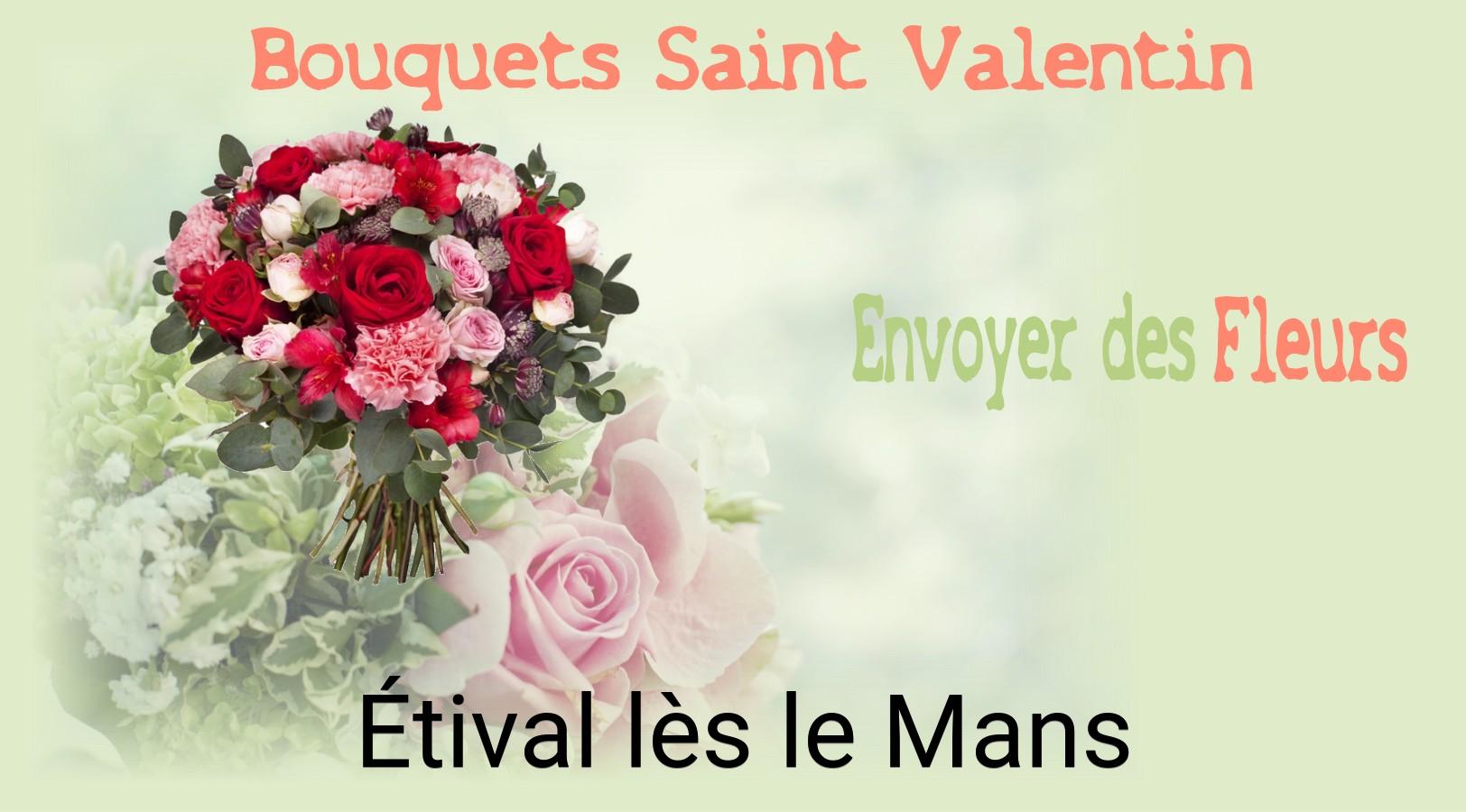 Roses de Saint-Valentin livrées à Étival-lès-le-Mans